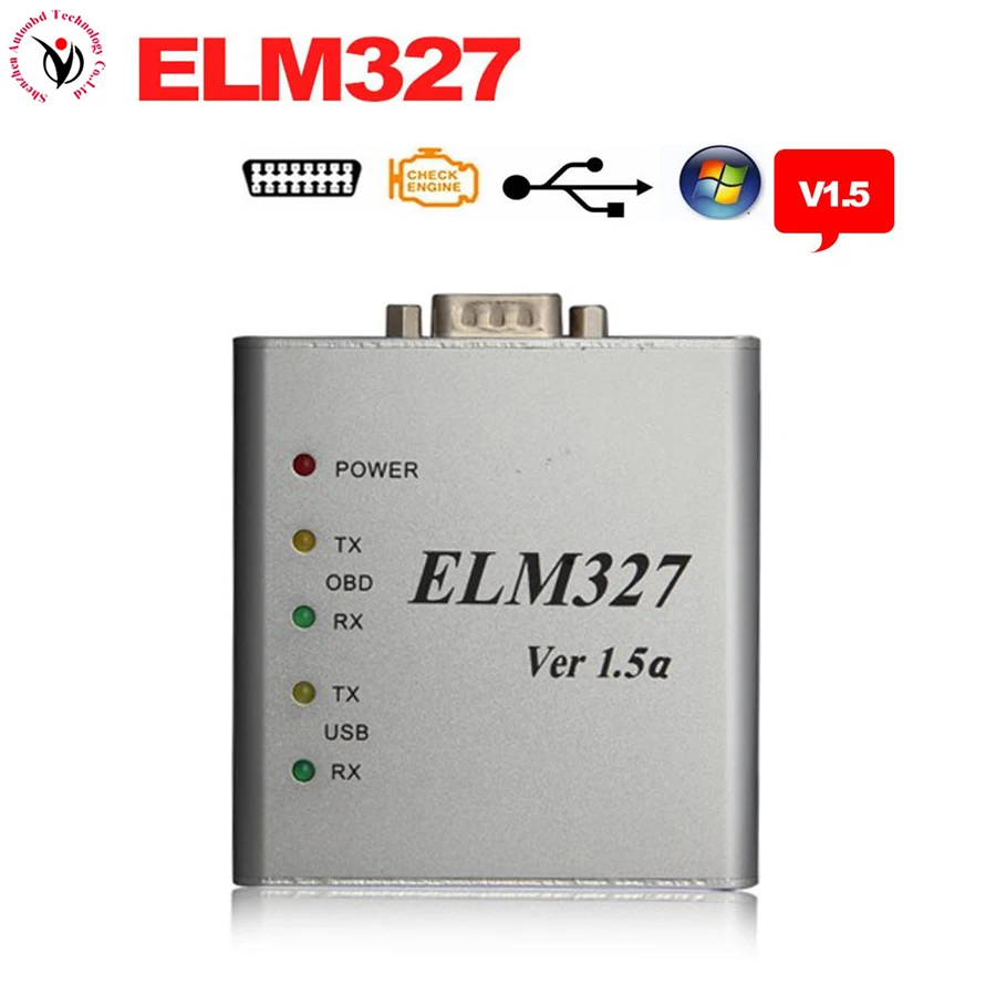Автомобильный диагностический сканер ELM327 металлический алюминиевый USB ELM 327 с