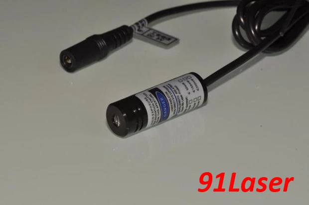 

650nm 10mW Line red laser module, 14x45mm,DC3.3-5V >10000 hours from 91Laser