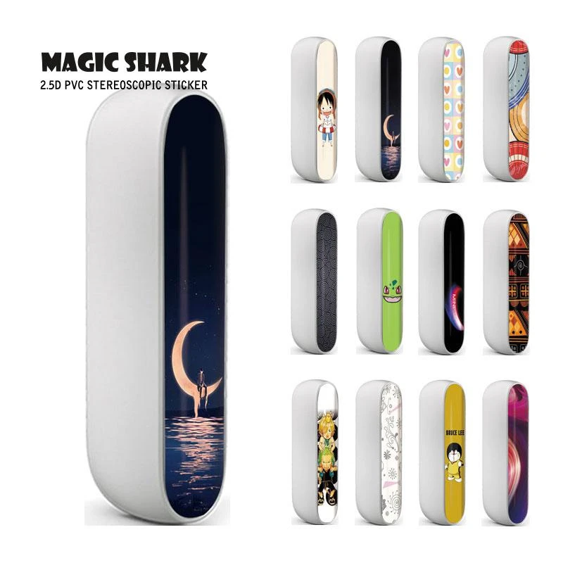 Magic Shark Cristiano Ronaldo Messi Naruto Doraemon One Piece Bumpy Pvc Case Cover Sticker For Iqos 3 3 0 133 149 Phone Sticker Back Flim Aliexpress