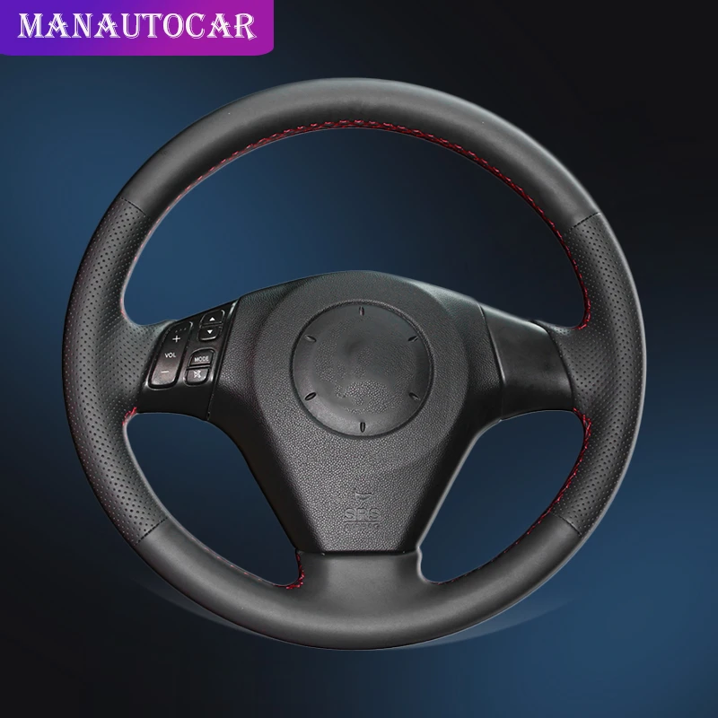 Автомобильная Оплетка на руль для Mazda 3 Axela 2004-2009 Mazda 5 2004-2010 Mazda 6 Atenza Mazda MPV авто-Стайлинг