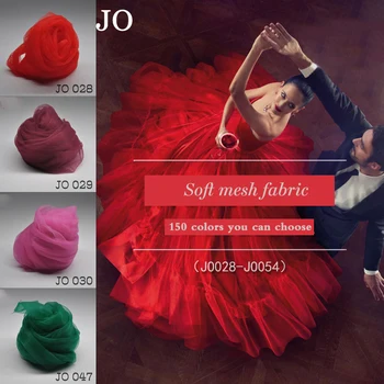 

2meters/lot nylon soft red mesh fabric wedding handmade dress skirt stitching shirt art design doll DIY handmade lace fabric