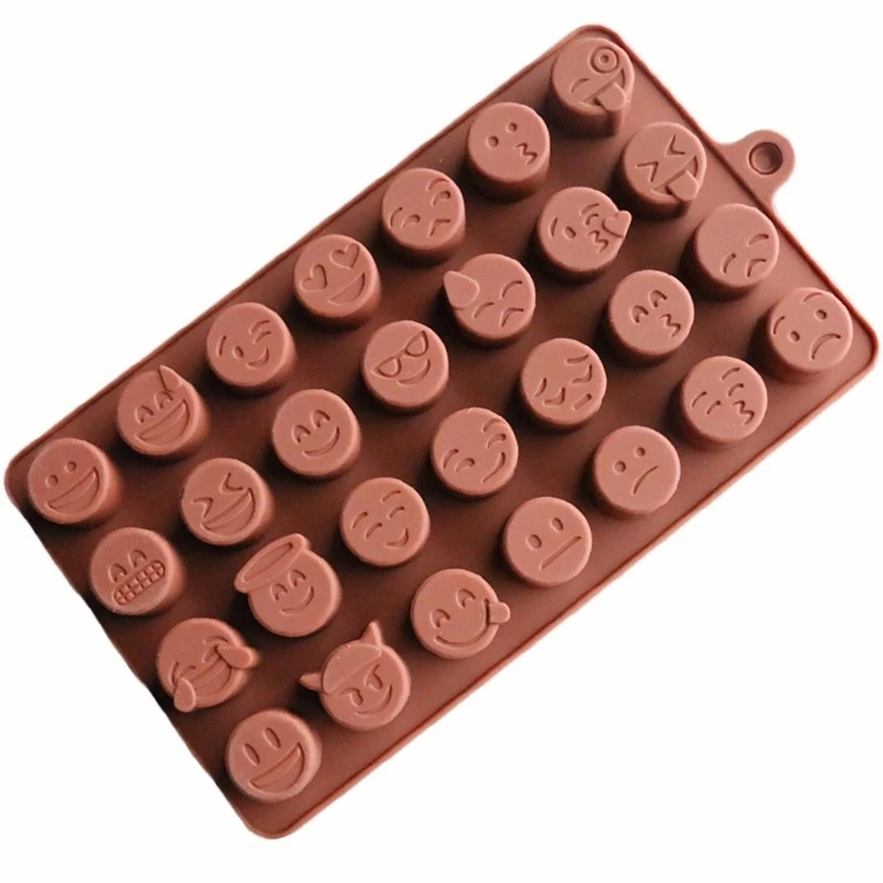 Силиконовая форма 28 последовательный Экспрессия набор для работы с мастикой «сделай сам» торт украшение форма для шоколада Enjom Экспрессия аромат форма для желе