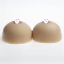 1800 г/пара круглый грудь силиконовый протез грудь форма Трансвестит транссексуал коричневый Реалистичный искусственный грудь 42DD/44D/46C чашка