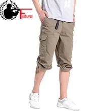 Летние военные мужские карго шорты размера Плюс XXXL 4XL 5XL 7XL 6XL повседневные мужские армейские зеленые мешковатые шорты с карманами Длинные мужские шорты
