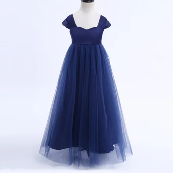 

1-14Y Teenager Clothing Baby Christmas Girl Dress Summer Princess High-waisted Shoulderless Dress New Year For Girl Clothes