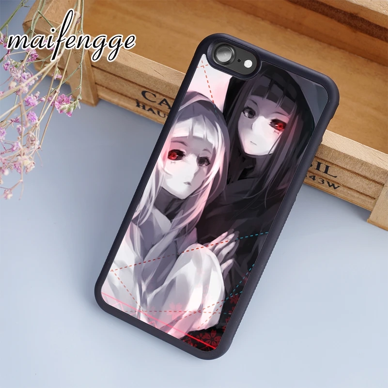 Черно-белый чехол maifengge с аниме Токийский гулз для iPhone 5 6 7 8 plus 11 12 Pro X XR XS Max Samsung Galaxy