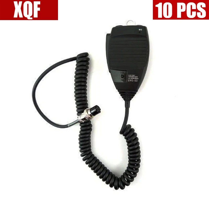 XQF 10 шт. микрофон для Alinco DR-03 DR-06 DR-135 DR-235 DR-435 DR-635 радио EMS-53 | Мобильные телефоны и