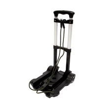 Metal Folding Portable Travel Cart Adjustable Home Luggage Carts Trolley Shipping Cart Fixed Travel Bags Accessories Supplies