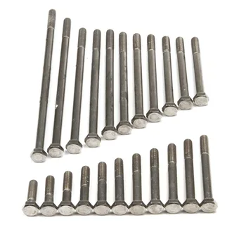 

M6 A2 304 Stainless Steel Metric Threaded External Hex Hexagon Head Cap Screw Bolt 30/40/45/50/60/65/70/75/80/90/100-150mm