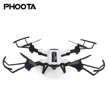 UAV Programmable Durable Speed Adjustable Aircraft 720p One Key Take Off Quadcopter Drone Foldable 2.4GHz