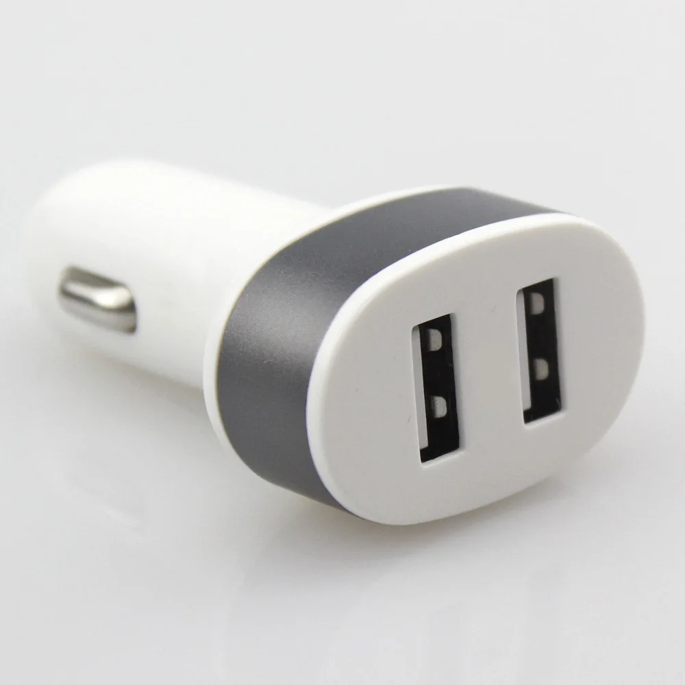 Автомобильное зарядное устройство с двумя usb портами для телефона 5 в 2 1 А