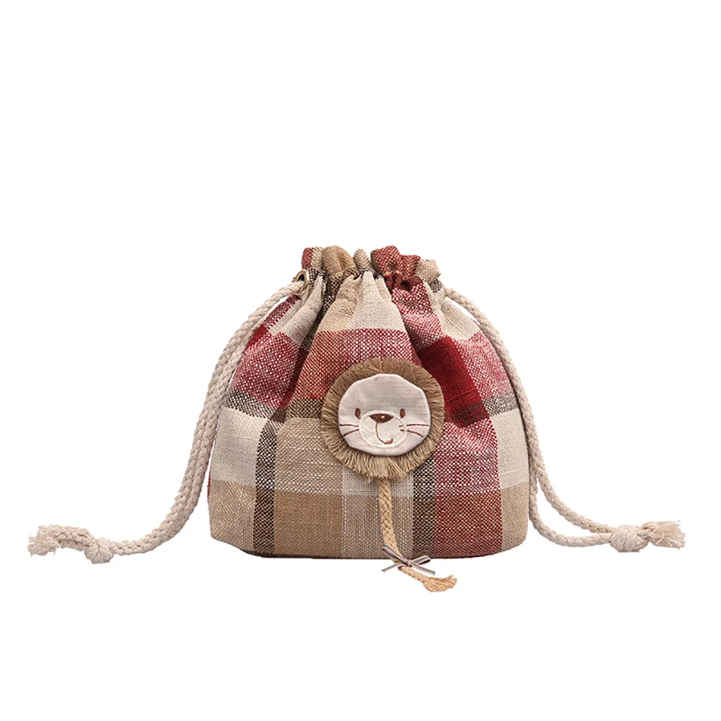 

New Elegant Shoulder Bag Women Wild Simple Messenger Bag For Girls Summer New Crossbody Cloth Stitching Chain Lion Bag K614