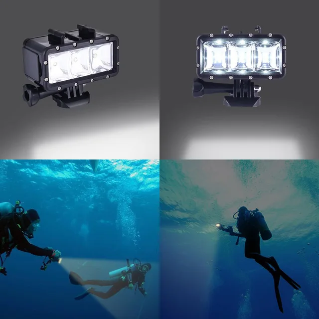 Hot Underwater Diving Light High Power Dimmable Camera Waterproof LED