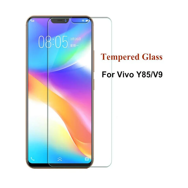 Прозрачное закаленное стекло для Vivo V9 защита экрана X21 полное покрытие Y81 Y85 Nex