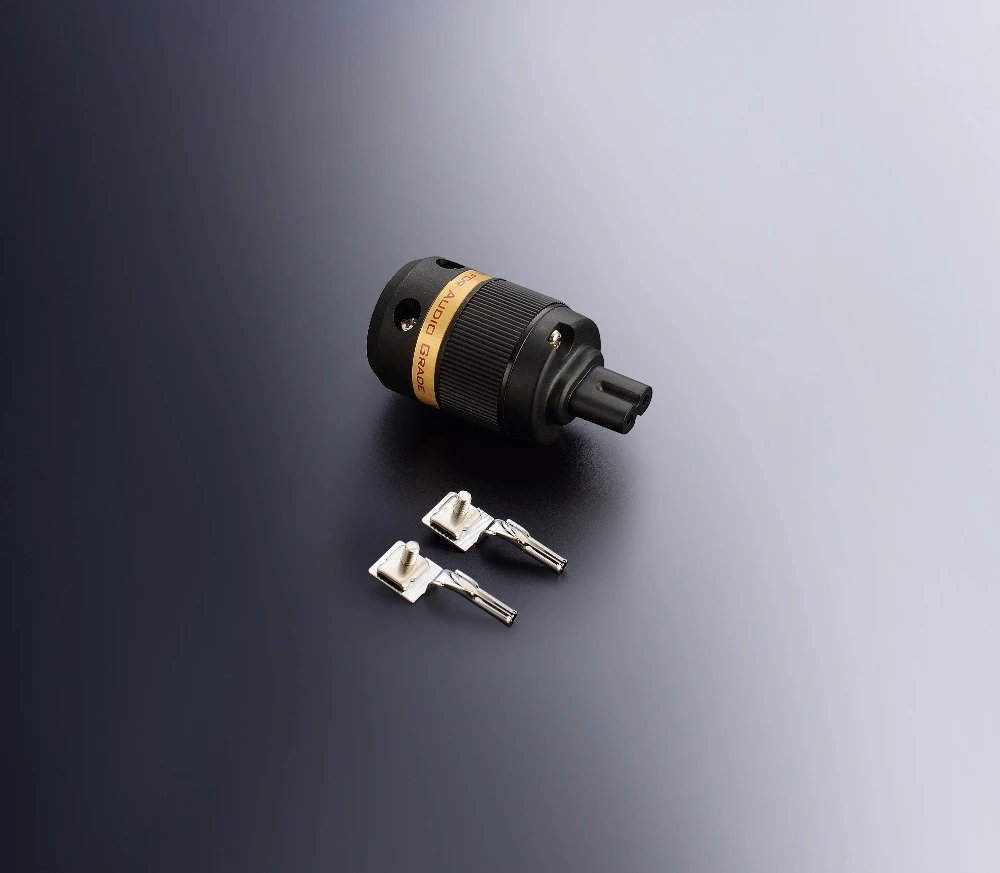 VF508R Audio Pure Copper Rhodium Plated Power Cord Figure 8 IEC C7 Plug HiFi IEC Plug VF508R Audio Pure Copper Rhodium Plated Power Cord Figure 8 IEC C7 Plug HiFi IEC Plug