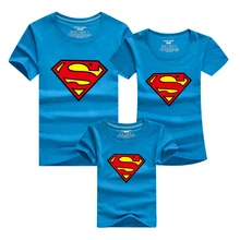 T-shirt boy superman summer short sleeve t shirt kids boys brand high quality cotton boys clothes 2016 NFN103