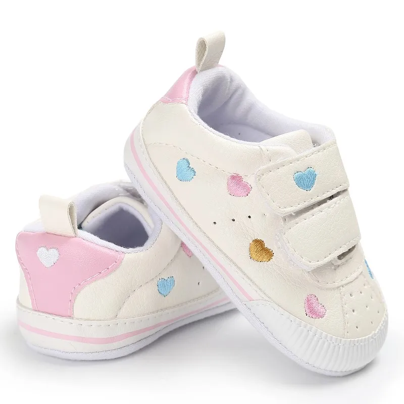 Kacakid из искусственной кожи для детей; Материал модные детские, с мягкой подошвой; обувь с принтом «Звезда» для маленьких девочек милое кружевное платье-спортивная обувь; на возраст от 0 до 18 месяцев, X2