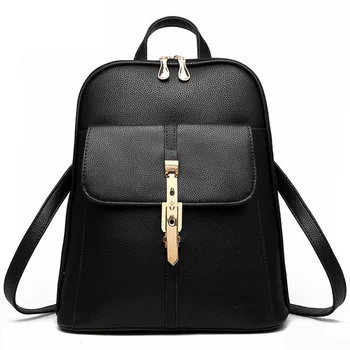 

WILIAMGANU Big Women and Girls 2018 Pu Leather Designer Backpack Fashion New School Bags For Teenagers Famous Brands' Bag
