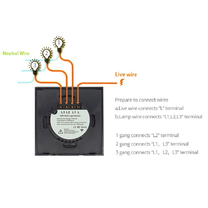 BONDA RF remote control switch EU / UK 1/2/3 Gang golden luxury tempered crystal glass panel with Broadlink rm pro APP Control