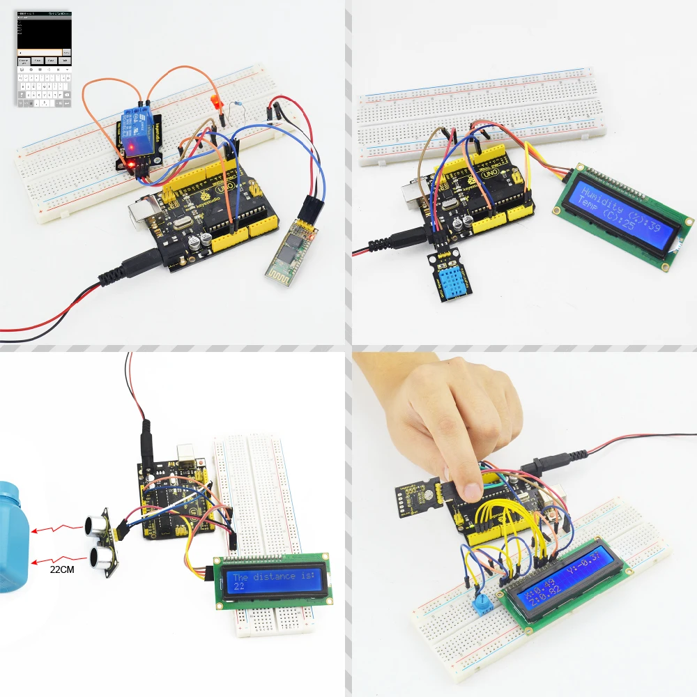 Новая упаковка! Keyestudio37 в 1 комплект сенсоров для обучения программированию Arduino(37 сенсоров)+ 37 проектов+ PDF+ видео