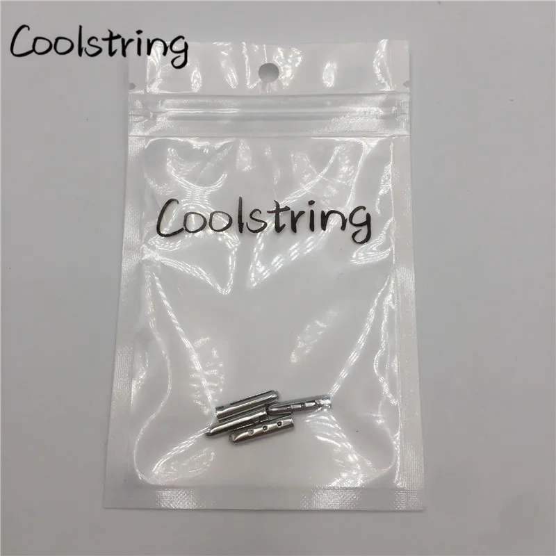 Coolstring(100 шт/25 комплектов) 3x17 мм Серебристые Золотые Бронзовые шнурки металлические Aglets покрытие одежды обувь советы поддержка пользовательского логотипа DIY