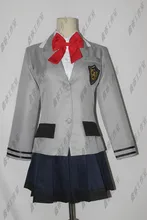 Anime tokio Ghuol Cosplay Kirisma touka Cos Halloween conjunto completo 4 en 1 ( chaleco + camisa + falda + Bow )