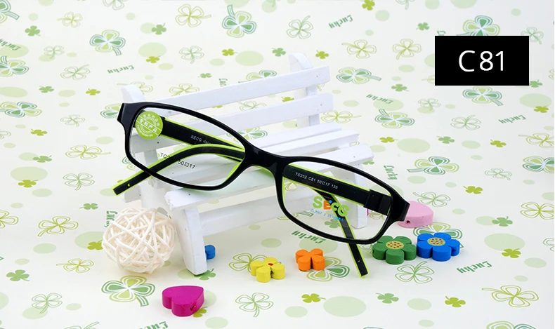 SECG не винтовые оптические очки для близорукости, Детская оправа, чистые прозрачные очки, сверхлегкие мягкие детские оправы, съемные очки