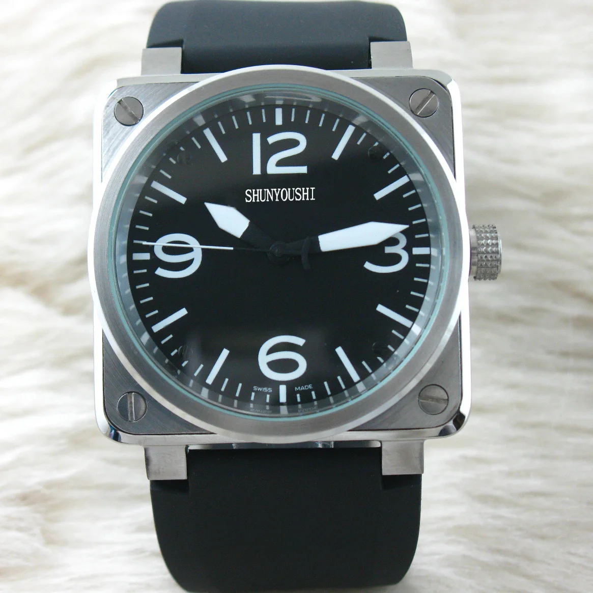 Мужские часы Топ бренд подиум роскошный европейский дизайн автоматические механические часы A06481