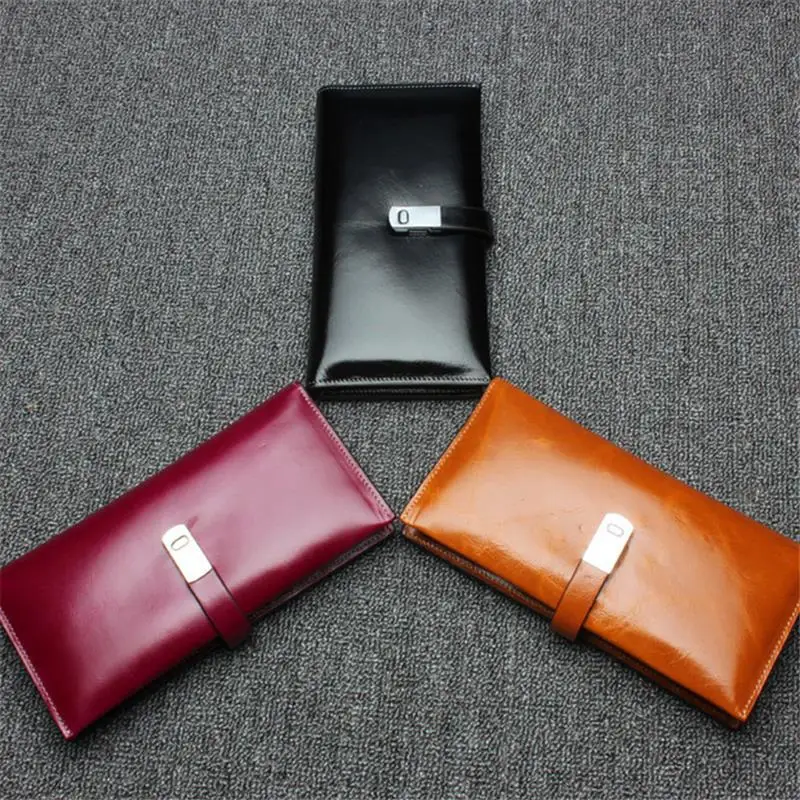 Кошелек HMILY Женский из натуральной воловьей кожи|wallet long|genuine leather women walletleather wallet |