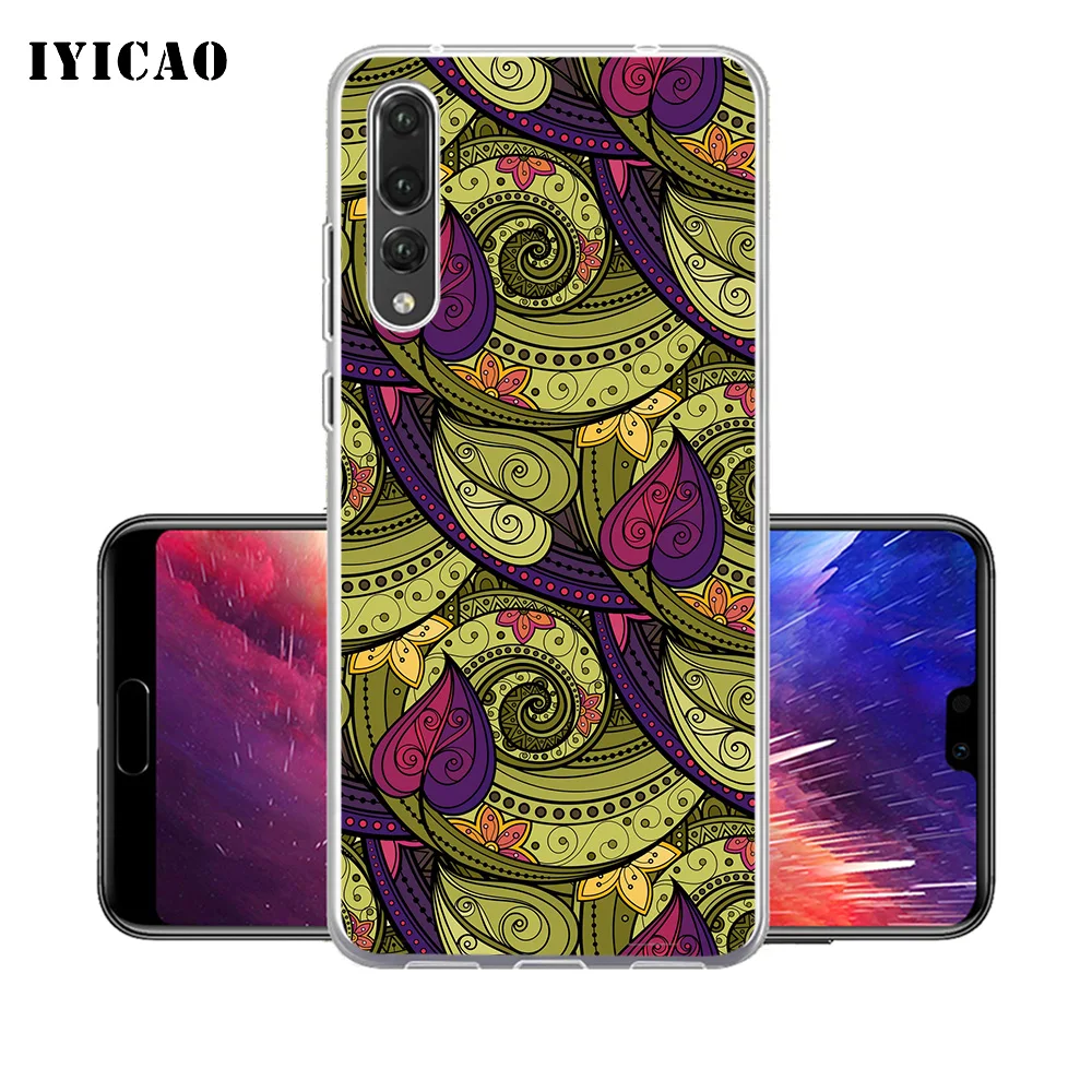 IYICAO разноцветный Мягкий силиконовый чехол для телефона Huawei P30 P20 Pro P10 P9 P8 Lite P Smart TPU