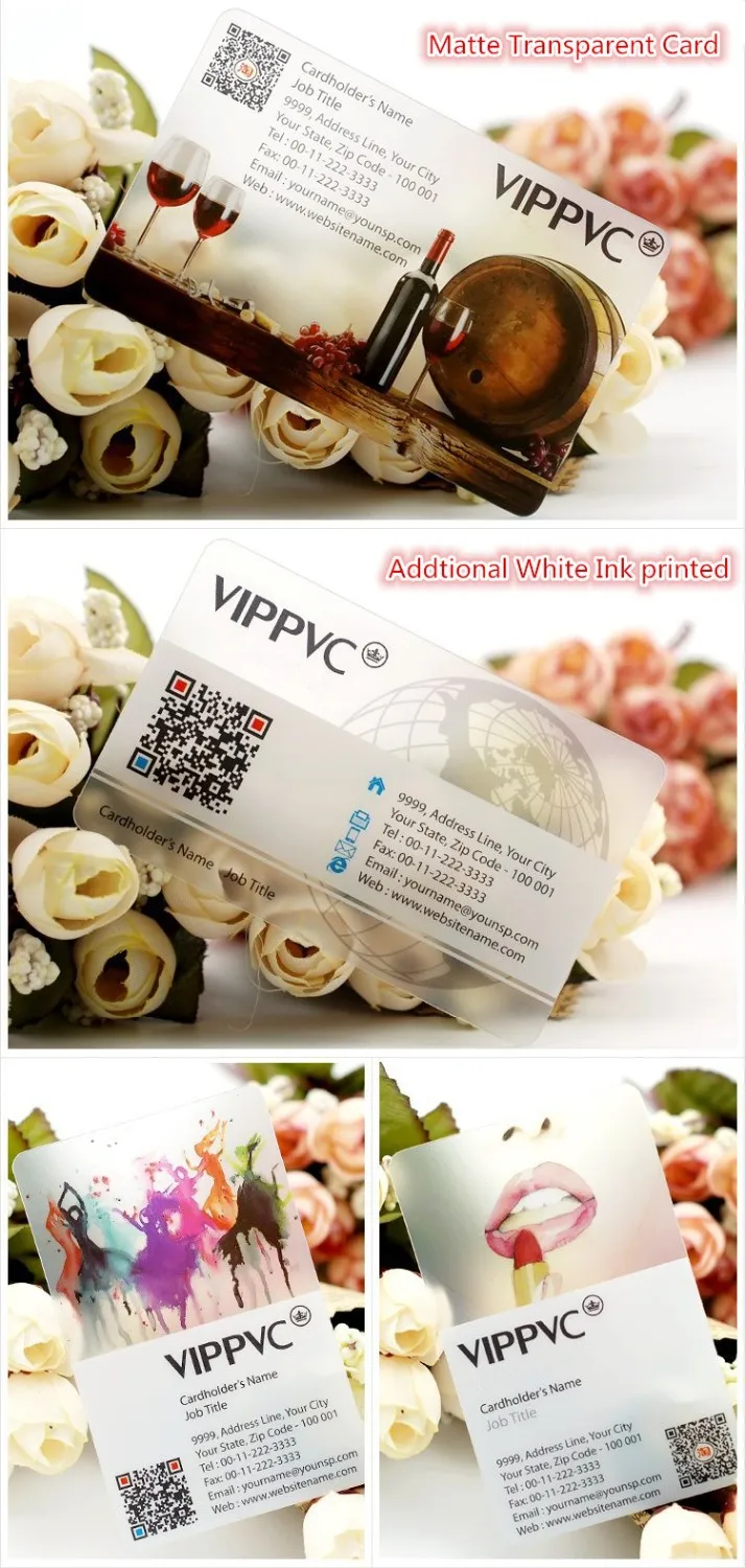 Matte Transparent Card
