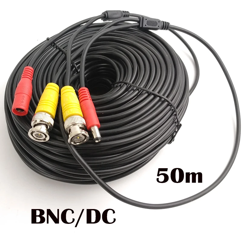 50meter Analog CVI AHD CCTV Camera BNC Cable 50 Meter BNC CCTV Camera