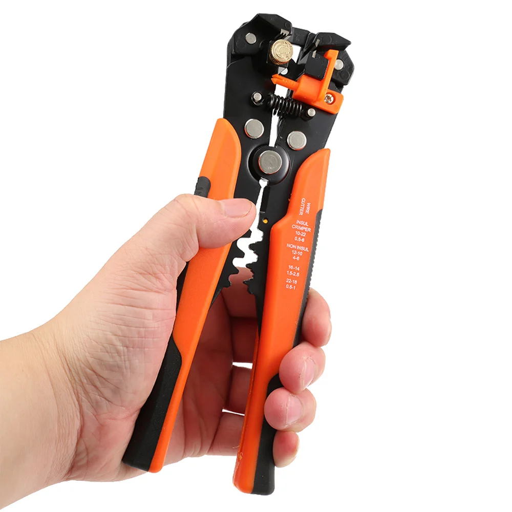 

Professional Tools 5-In-1 Cable Wire Stripper Cutter Multifunctional Crimping Stripping Pliers