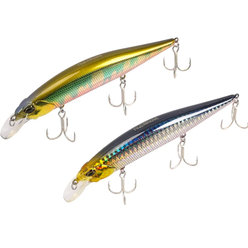 

TSURINOYA Minnow Fishing Lures 1PCS 19.5g 120mm deep 1.5M Suspending Lure Floating Lure Swimbait Wobblers Heavy Sea Bass Bait