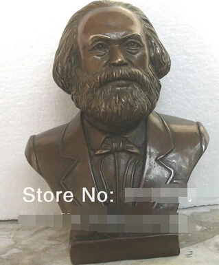 

free shipping communism initiate person's mark to think bronze statue