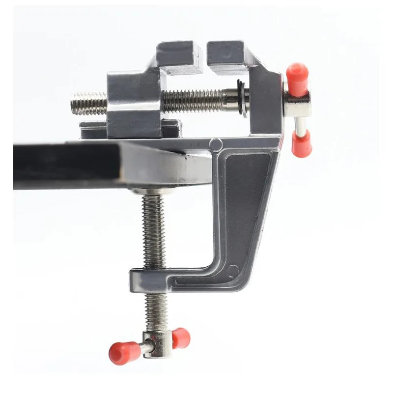 Новое поступление 3,5 "Алюминиевый миниатюрный маленький ювелир хобби зажим на стол скамья тиски мини инструмент вице-мулити-функциональный