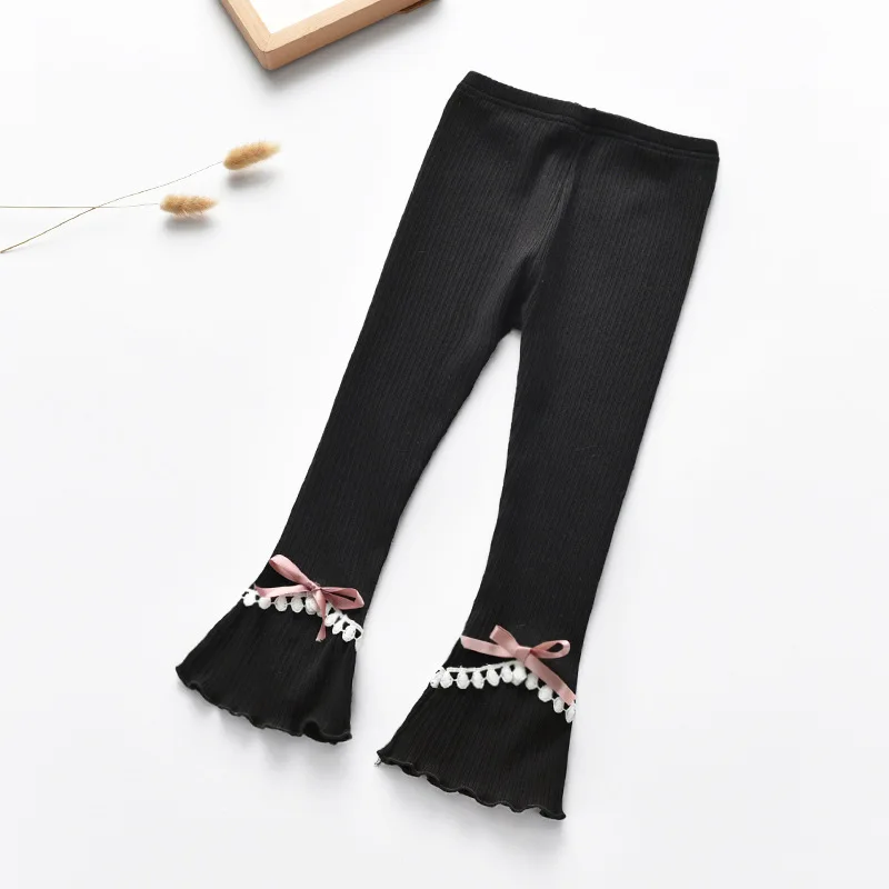 Girls Kids Children Lace Peony Bow Under dress Pants Bottoms Trousers Tights