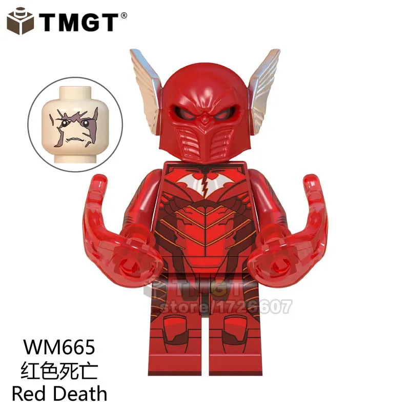 

Single Dark Nights: Metal Red Death The Flash Reverse Flash Daniel West Futures End s Building Blocks Toys for Children
