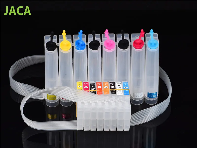 

Empty P400 CISS Cartridge with ARC chip T3240-T3249 Ink Cartridge For Epson SureColor P400 Continuous ink supply system 8pcs