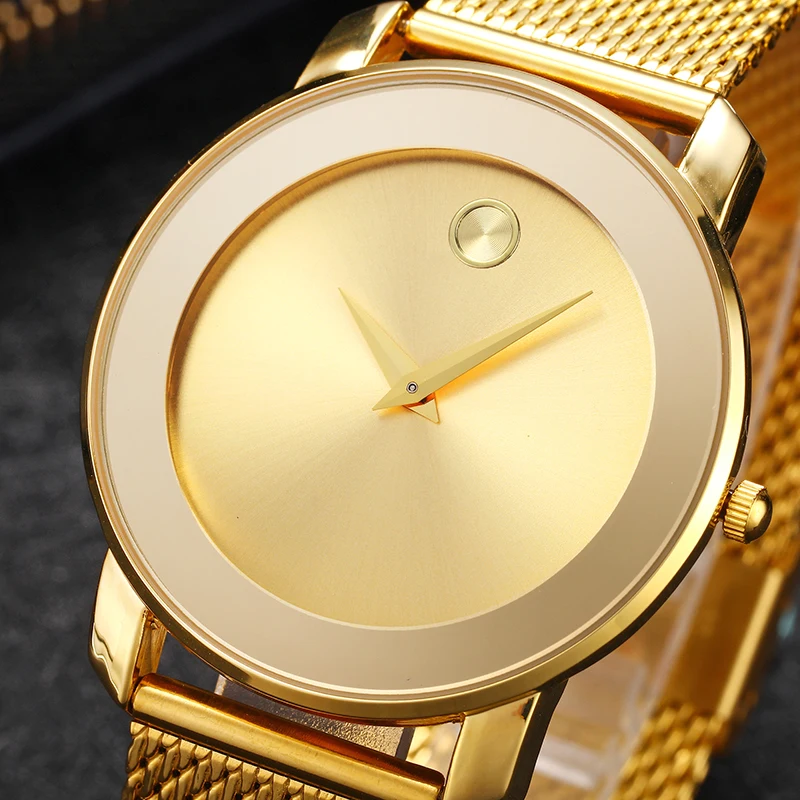 Miss Fox Ladies Gold Watch Women Famous Brand Minimalist Steel Mesh Simple Geneva Watch Women Waterproof Xfcs Role Quartz Watch 