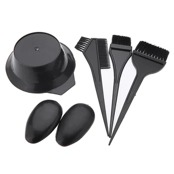 

5Pcs Hairdressing Tools Set Professional Brushes Bowl Combo Salon Hair Color Dye Tint Tool Set Kit Styling Tools for Home Salon