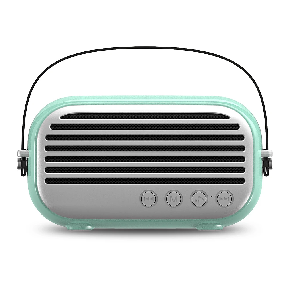 Aquamarine NewRixing NR-3000 Портативный беспроводной Bluetooth стерео динамик мини-плеер Micro 1500 мАч USB динамик s - Цвет: Aquamarine