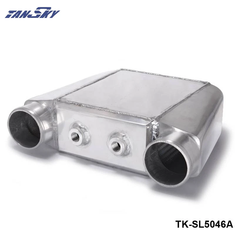 Turbo Water to Air Intercooler 250 X 220 X 115mm Inlet/Outlet: 3.5" Front Mount Aluminum Turbo Intercooler TK-SL5046A
