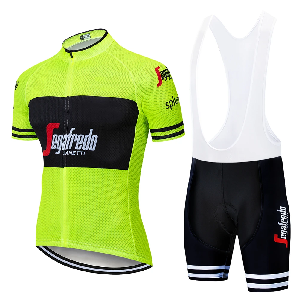 

2019 trekking Cycling Jersey Set Good Ropa Ciclismo Men Solid Color Cycling Jersey Set Racing Maillot Apparel Biking Bib Shorts