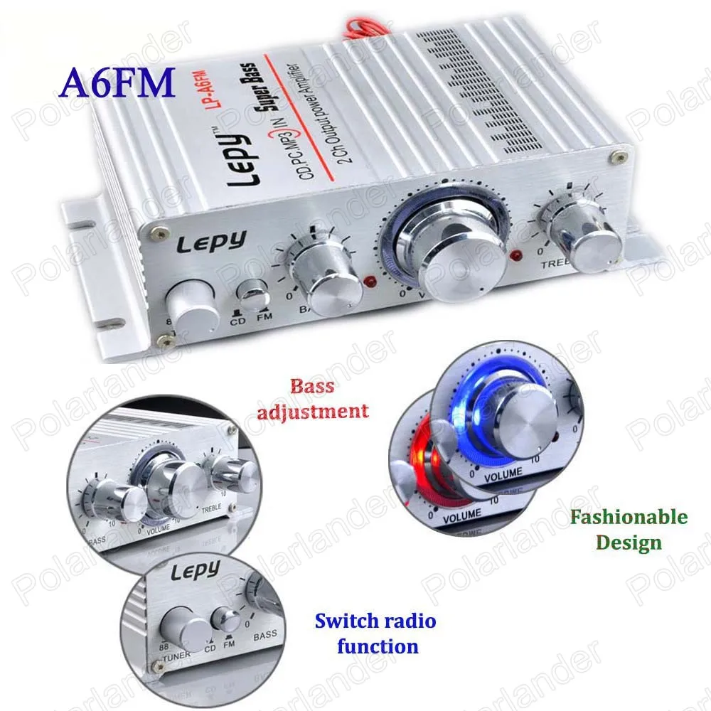 2CH 20WX2 output power amplifer Mini HiFi Audio Stereo AMP