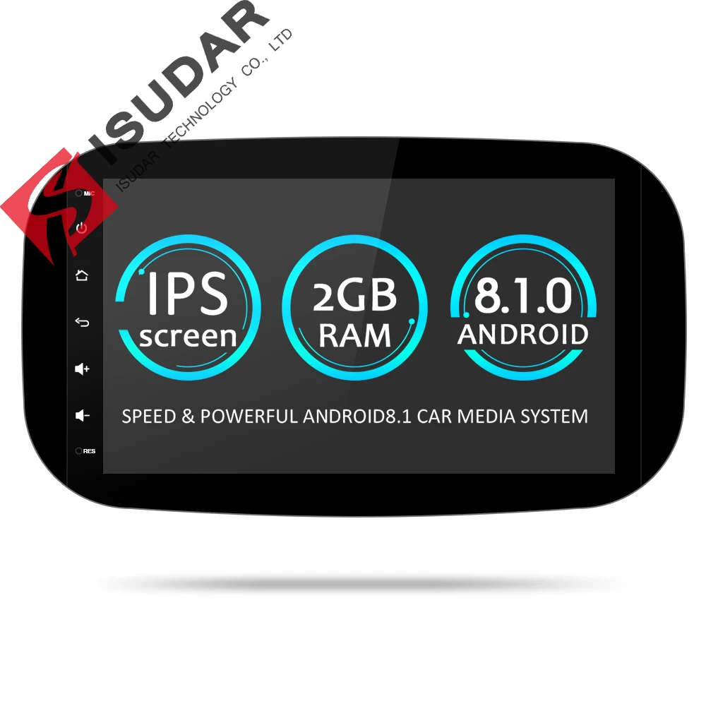 

Isudar Car Multimedia Player Two Din Android 9 DVD Automotivo For Mercedes/Benz/Smart 2016- GPS Radio FM USB DVR ROM 2G 4 Core