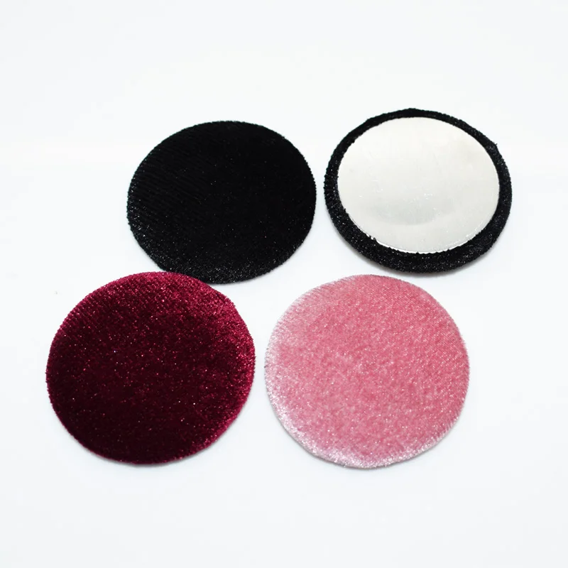 

20pcs 38mm Round Handmade Velvet Fabric Covered Chunky Buttons Flat Backs DIY Decoration Buttons Scrapbooking EB015