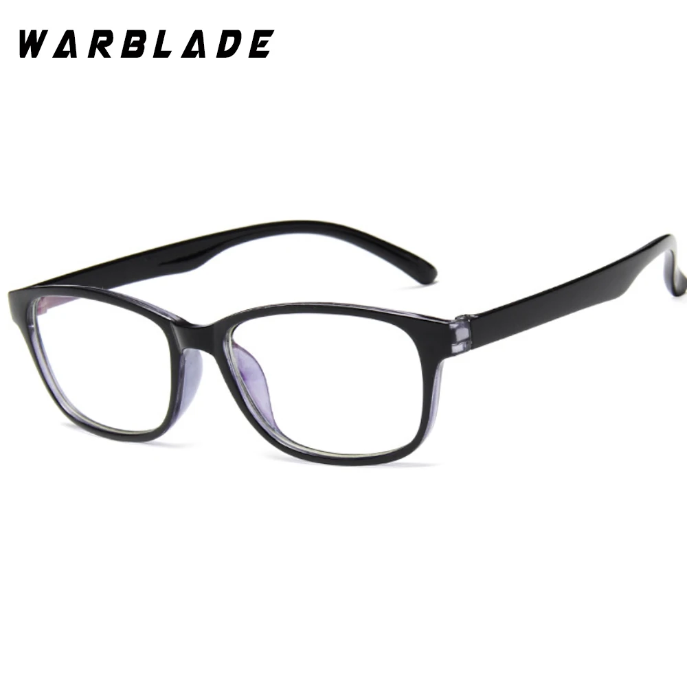 WarBLade оптические компьютерные очки Ретро Винтажные прозрачные оправы для очков для женщин очки для близорукости поддельные очки - Цвет оправы: black purple