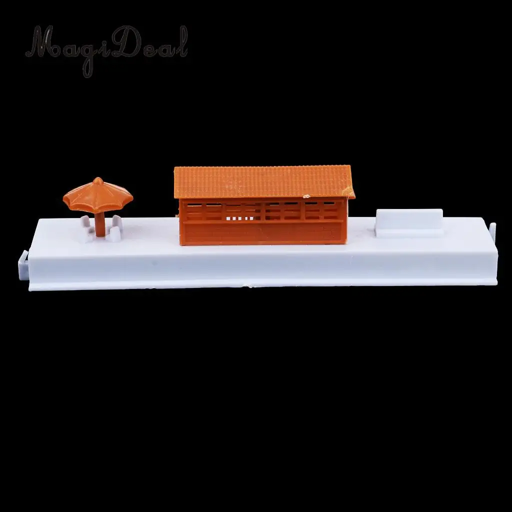 1:87 Scale Waiting Room Simulation Layout HO Building Model Railroad Diorama