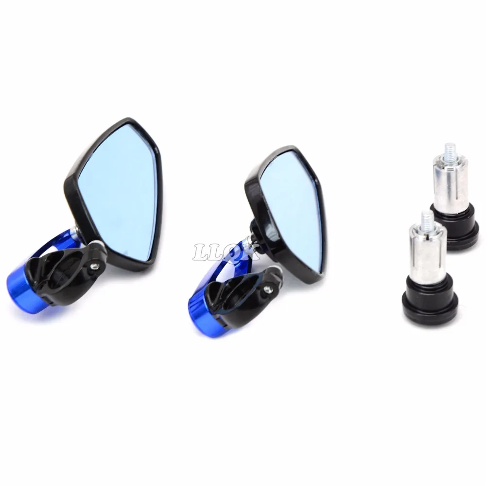 

new most motorcycle 7/8"" 22mm handle bar Rearview Side Mirror Motocycle Bar End Mirror For BMW F800R F800S G650GS K1200 GT